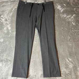 Masons Milano Jogger Chino Pants Poly Blend Dark Gray Mens size 54 (US 36x29)